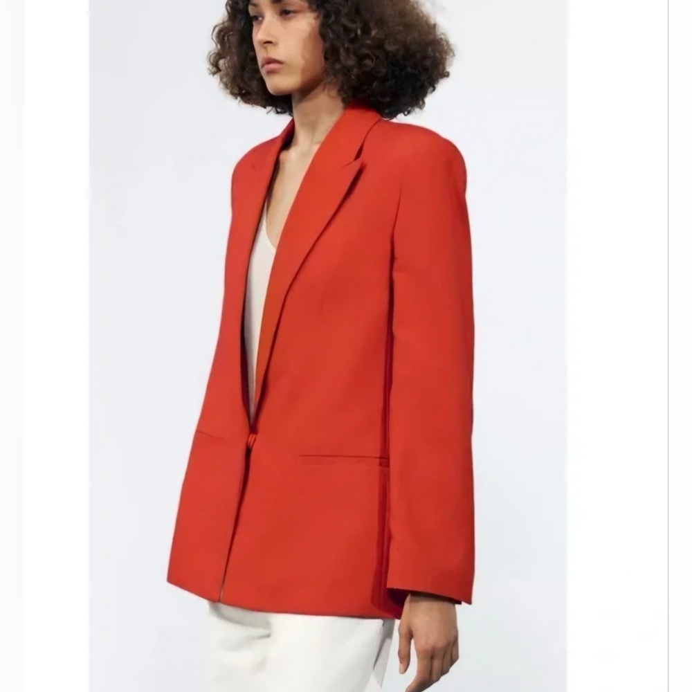 Zara Stylish Red Blazer